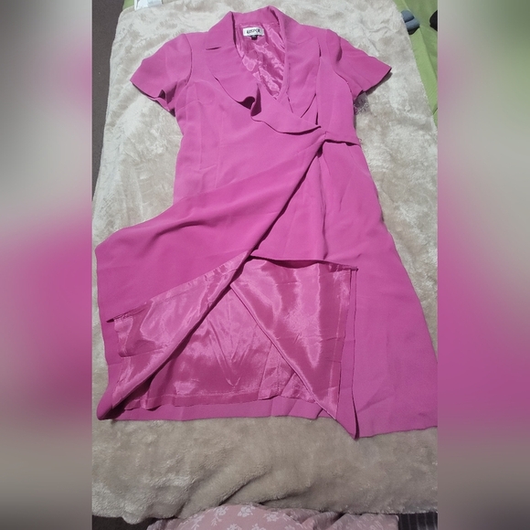 Kasper Women's Pink Dress Strapless - Picture 4 of 7